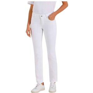 MAC Dream Straight Leg Jeans White Denim 5401 0355L Size 42/32 Womens NEW
